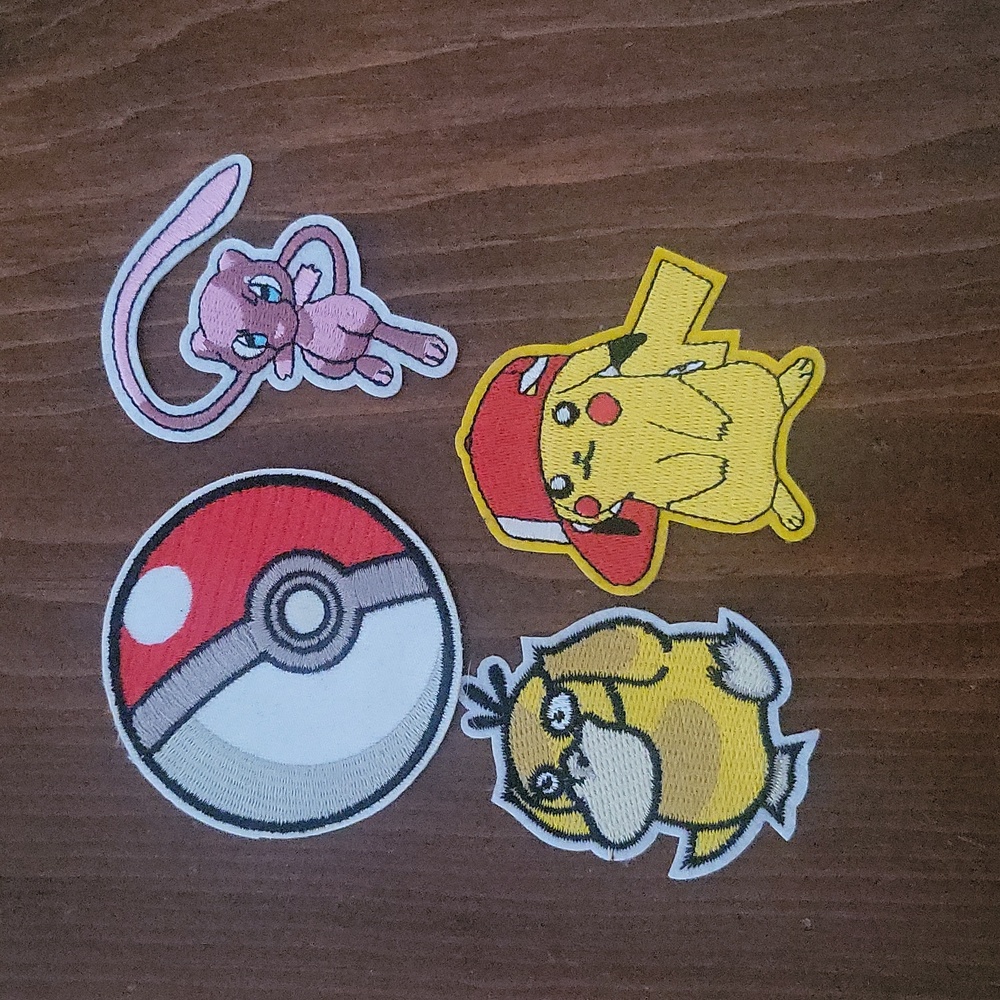 4pc Pokémon patches